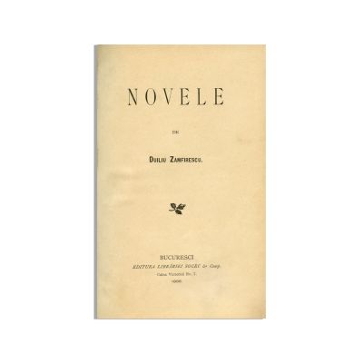 D. Zamfirescu, Nuvele, 1888
