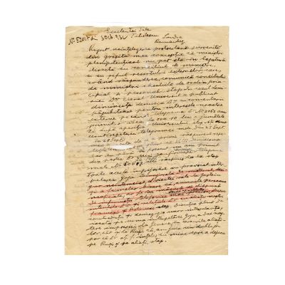 Al. Vaida Voevod, scrisoare pentru Nicolae Titulescu, 30 octombrie 1932