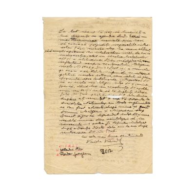 Al. Vaida Voevod, scrisoare pentru Nicolae Titulescu, 30 octombrie 1932
