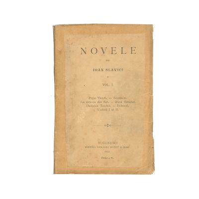 Ioan Slavici, Nuvele, Vol. I, 1892