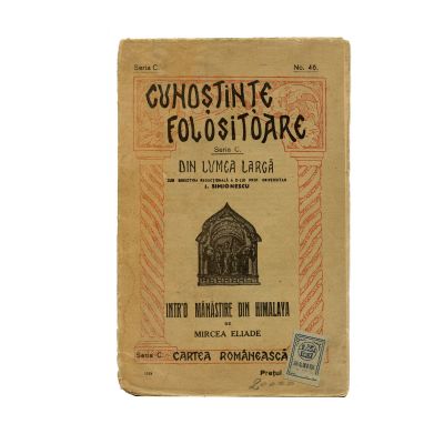 Mircea Eliade, Într-o mănăstire din Himalaya, 1933