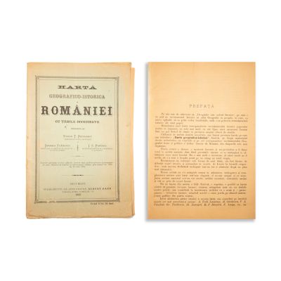 Harta geografico-istorică a României, 1902