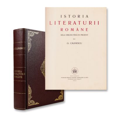 G. Călinescu, Istoria literaturii române, 1941