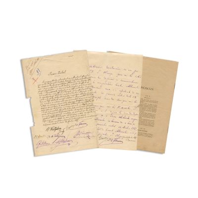 Proces-verbal privind vânzarea unui teren de către Ateneul Român, 1887