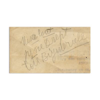 Maria Dumitrescu, „Mița Biciclista”, sentință penală care o condamnă la 4 luni de închisoare corecțională din 1959, cu însemnare olografă 