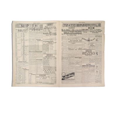 Publicația „Sportul capitalei”, anul II, nr. 501, 22 iulie 1938 - funeraliile reginei Maria