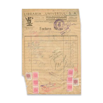 Colecție de trei facturi de epocă, 1933 - 1948 