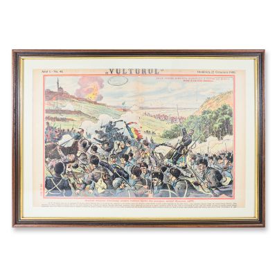 Publicația „Vulturul”, 22 octombrie 1906 - Asaltul vitejilor dorobanți asupra redutei Vidin din preajma cetății Rahovei, 1877
