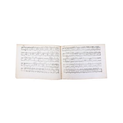 Nicola Jacobson, Valses, partitură dedicată principelui Alexandru Dimitrie Ghica, 1837