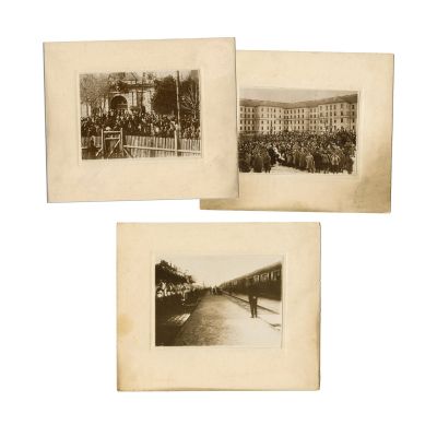 Samoilă Mârza, Unirea Transilvaniei cu România, trei fotografii de epocă