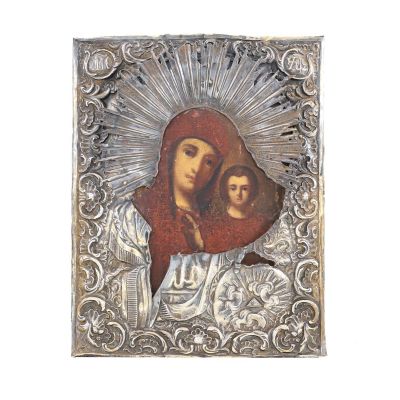 Icoană românească, Născătoarea de Dumnezeu cu Pruncul, sfârșitul secolul al XIX-lea