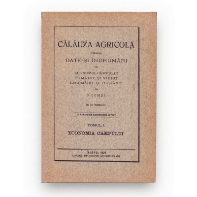 D. Comșa, Călăuza agricolă, 1924