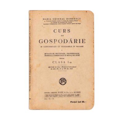 Maria General Dobrescu, Curs de gospodărie, 1934