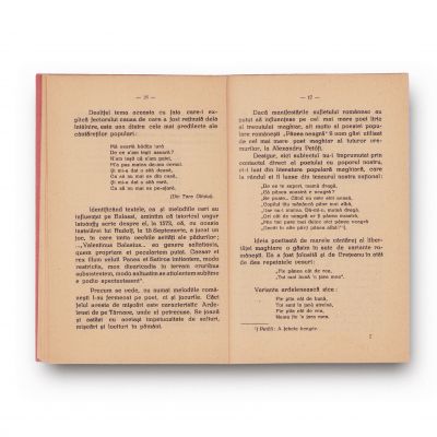 I. U. Soricu, Influențe românești în poezia și folklorul unguresc, 1929