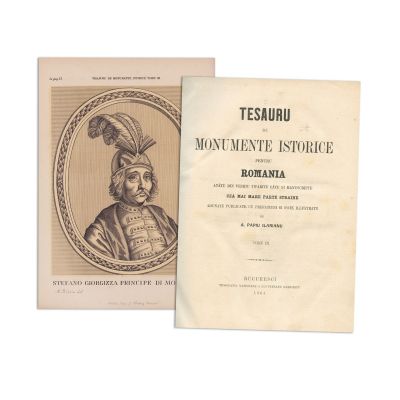A. Papiu Ilarian, Tezaurul de Monumente Istorice pentru România, Tomul III, 1864