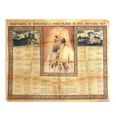 Calendarul Sfintei Mitropolii a Ungro-Vlahiei pe anul mântuirii 1939