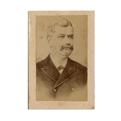 Pache Protopopescu, fotografie format carte-de-visite, cca. 1890