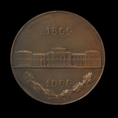 Medalia „Academia Republicii Socialiste România”, 1966, gravor N. Culluri