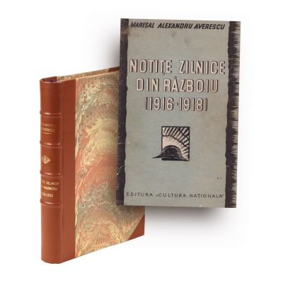Mareșal Al. Averescu, Notițe zilnice din război (1916-1918), cu dedicație olografă