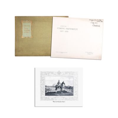 Amintiri din Războiul Independenței 1877-1878, album fotografic de lux cu dedicație