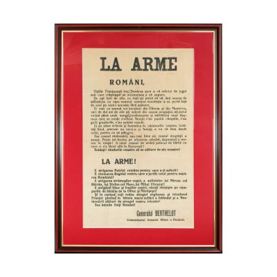 General H. M. Berthelot, „La arme”, afiș de propagandă