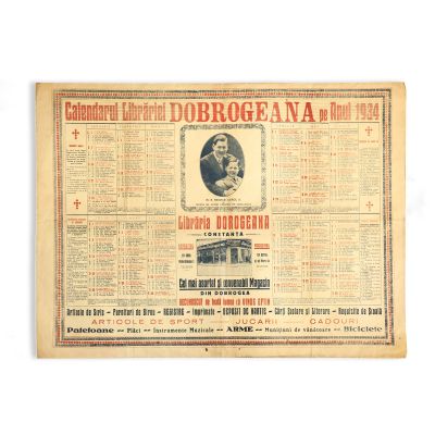 Calendarul Librăriei Dobrogeana pe anul 1934