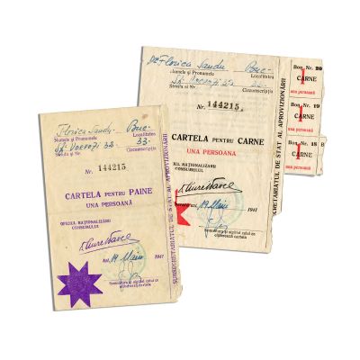 Două cartele pentru pâine și carne, 19 mai 1941