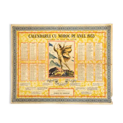 Calendarul cu Noroc pe anul 1933