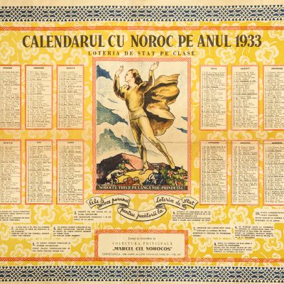 Calendarul cu Noroc pe anul 1933