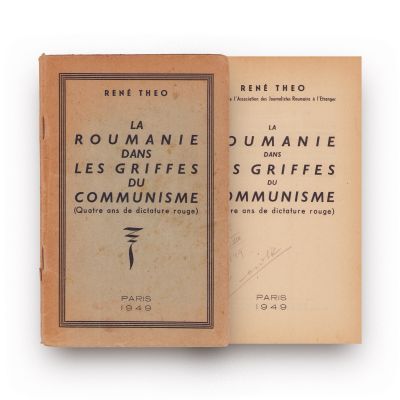 René Theo, România în ghearele comunismului, 1949, cu semnătura regelui Carol al II-lea