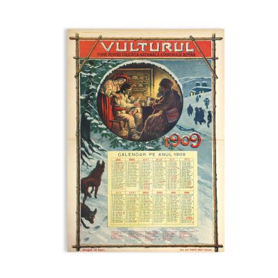 Calendarul „Vulturul” pe anii 1908 și 1909
