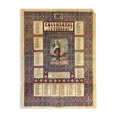 Calendarul „Izvorașul” pe anul 1927