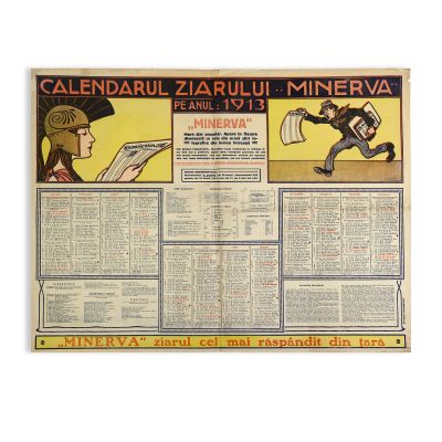 Calendarul ziarului „Minerva” pe anul 1913
