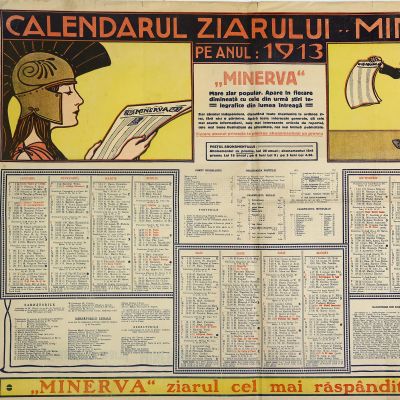Calendarul ziarului „Minerva” pe anul 1913