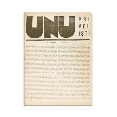 Publicația „UNU”, anul III, nr. 25, mai 1930, Priveliști