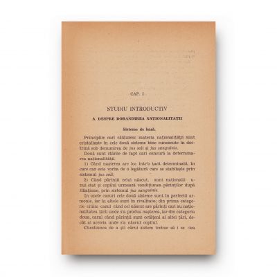 Ion I. Ionescu, Dobândirea și pierderea naționalității române, 1939