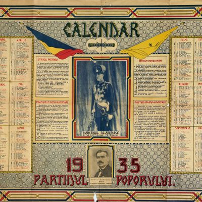 Calendarul Partidului Poporului pe anul 1935