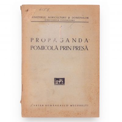 Propaganda pomicolă prin presă + Înmulțirea pomilor roditori, 1933-1935