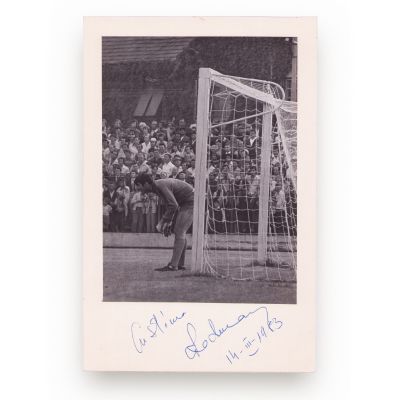 Rică Răducanu, fotografie de epocă + autograf, 1983