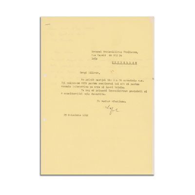 Corneliu Coposu, șase scrisori oficiale, 1992 