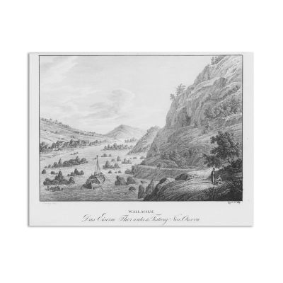 Cetatea Orșova Nouă, litografie, 1826