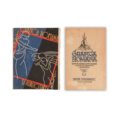 Publicația „Grafica română”, patru numere colligate, 1926 + un număr festiv, 1932 + „Publicitatea”, 1933