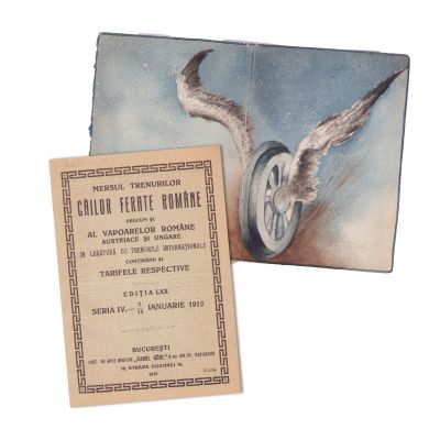 Mersul trenurilor C.F.R. precum și al vapoarelor, ediția LXX, 1/14 ianuarie 1912