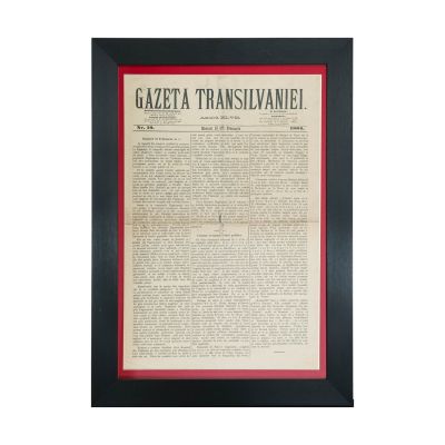 Publicația „Gazeta Transilvaniei”, nr. 19, 15/27 februarie 1884