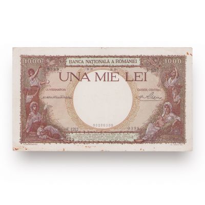 Bancnotă în valoare de 1000 lei, 1939
