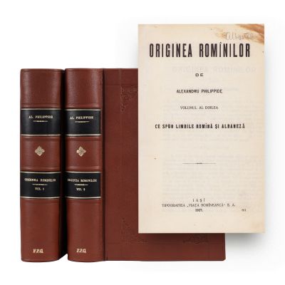Alexandru Philippide, Originea românilor, 1923-1927, două volume