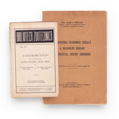 Contribuțiuni la studiul productivității oilor țigăi + Expansiunea economică socială a mocanilor bârsani, 1929-1934