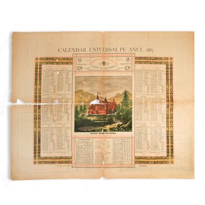 Calendar Universal pe anul 1887, editat de Tipografia Curții Regale F. Gobl Fii 