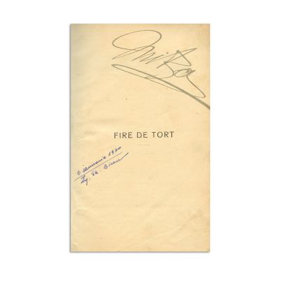 G. Coșbuc, Fire de tort, colligat cu A. Maior, 1916. Poem alegoric în patru părți, 1915, cu semnătura Mariei Mihăescu, Mița Biciclista