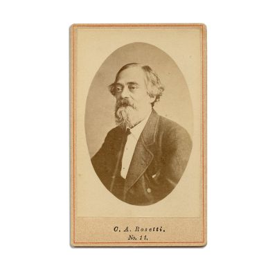 C. A. Rosetti, fotografie format carte-de-visite, atelier fotografic Frații Șaraga